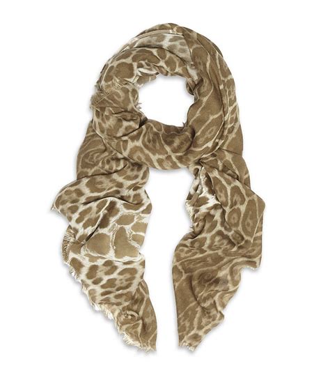 ysl silk scarf leopard|yves Saint Laurent cashmere scarf.